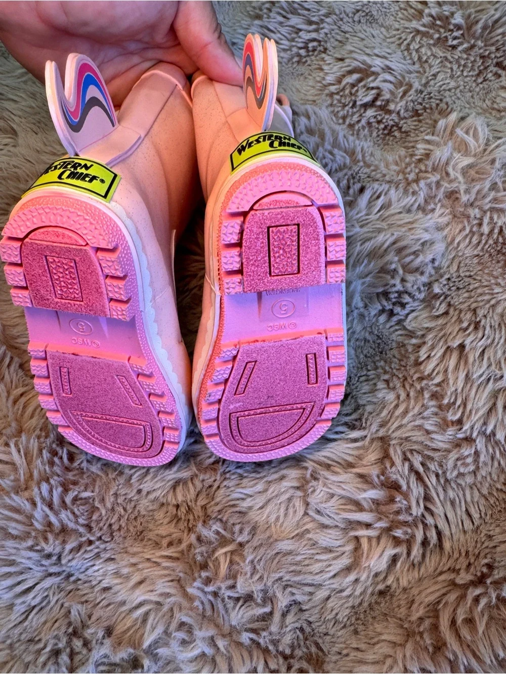 Pink Unicorn Rain Boots NWOT
